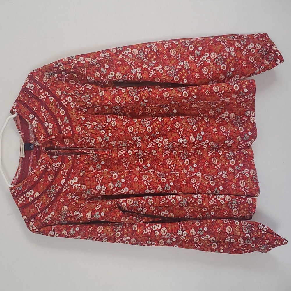 Universal Thread Red Floral Women's Top
